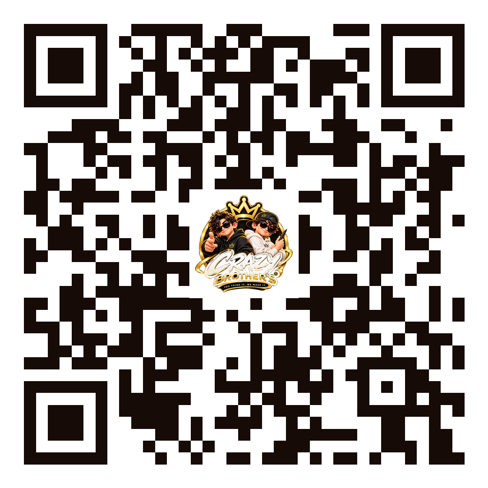 QR code to the CRAZY BROTHER'S product catalogue